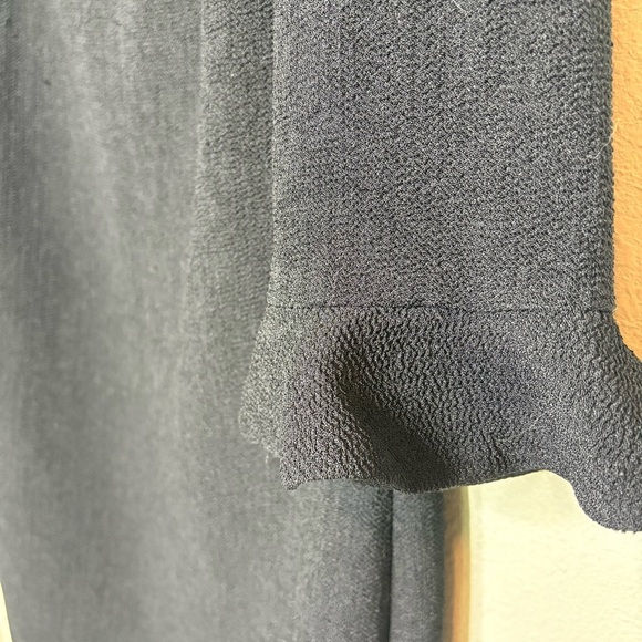 Ann Taylor Black Sheath Dress with Bell Sleeves Size 6 - Picture 3 of 7